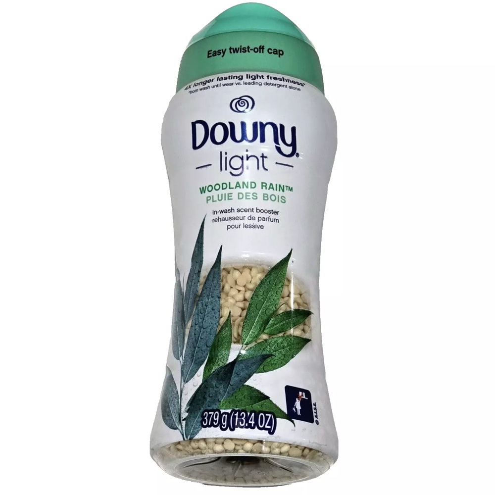 Downy Light Scent Booster Beads Woodland Rain Scent 13.4oz 379 g